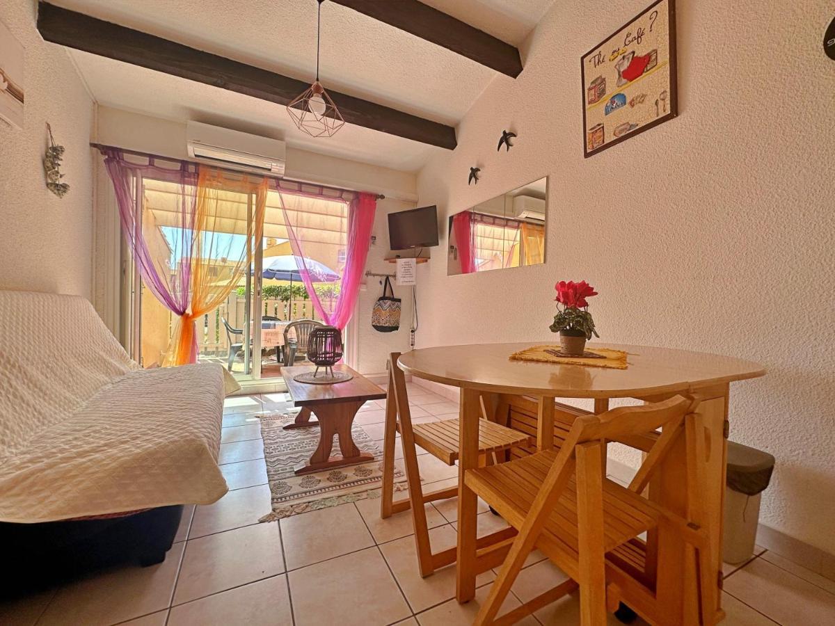 Cap D'Agde, Appartement Bord De Mer, 50 M Plage De La Roquille, Climatise Et Wifi, Exterior photo